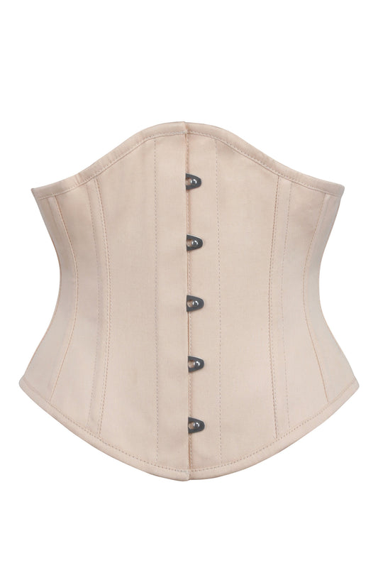 Beige Underbust Waspie Corset