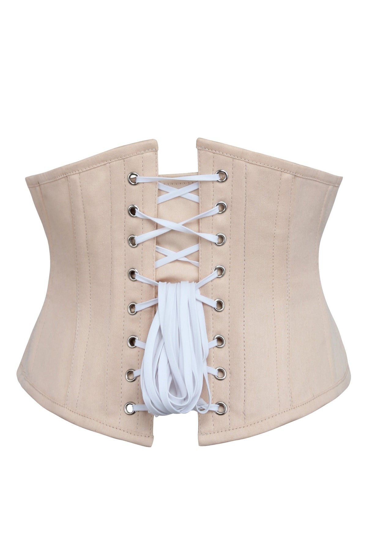 Beige Underbust Waspie Corset
