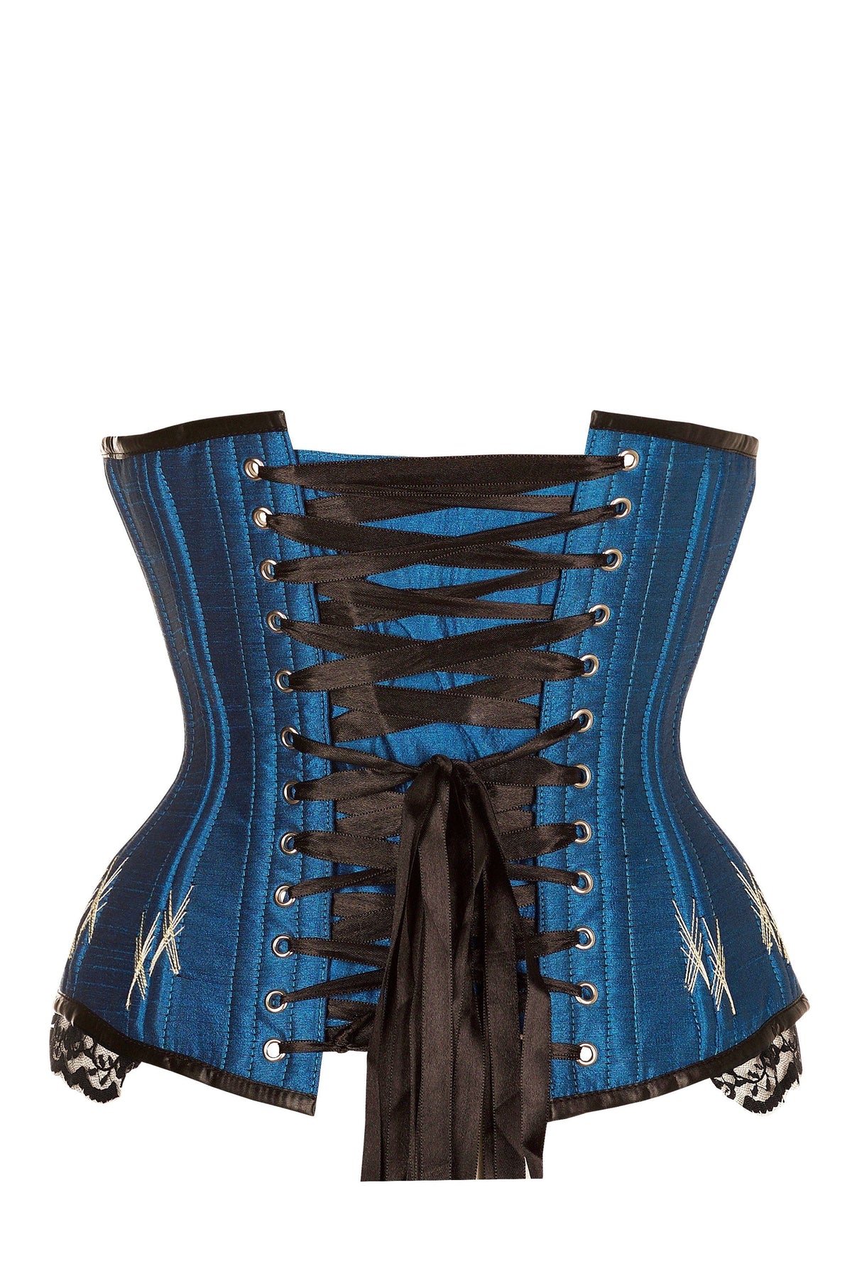 Longline Turquoise Underbust With Flossing