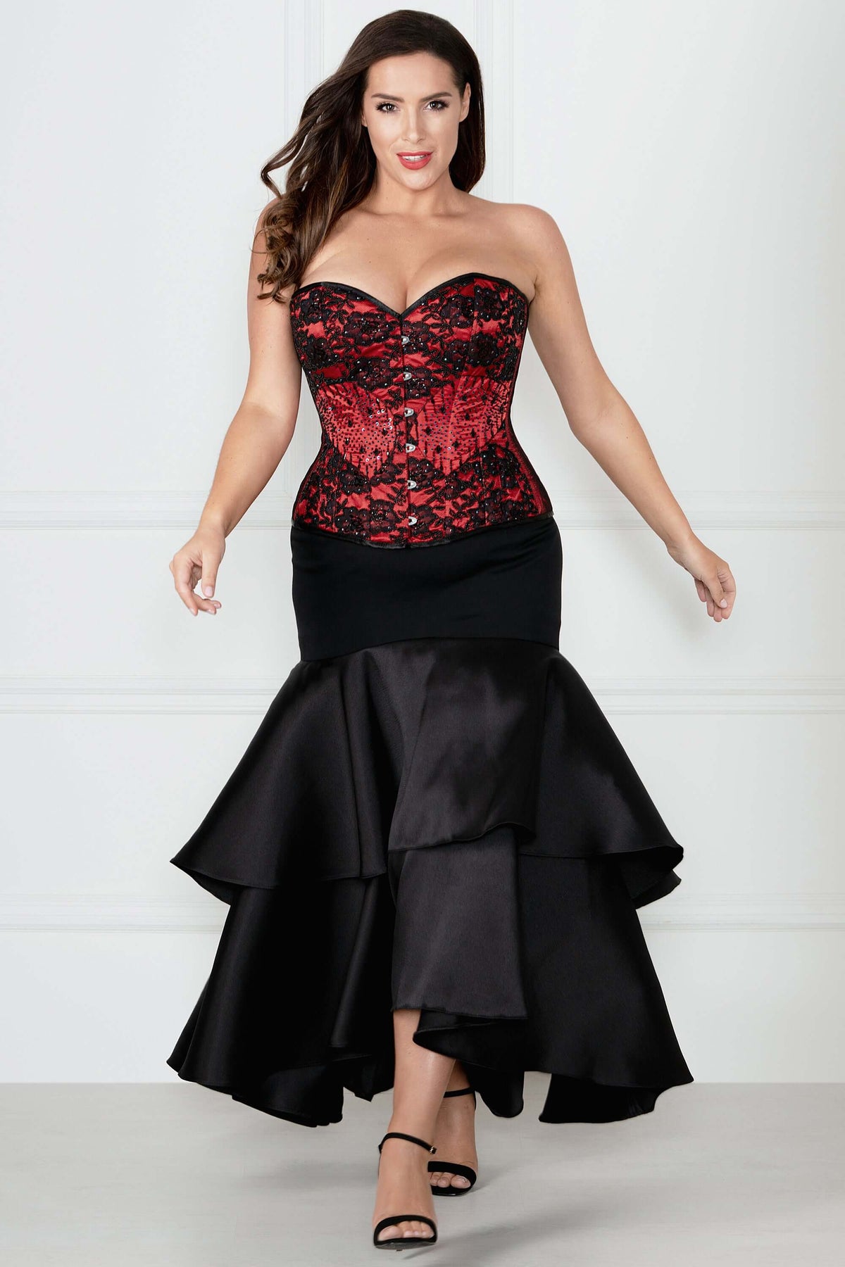 Beautiful Red Couture Corset
