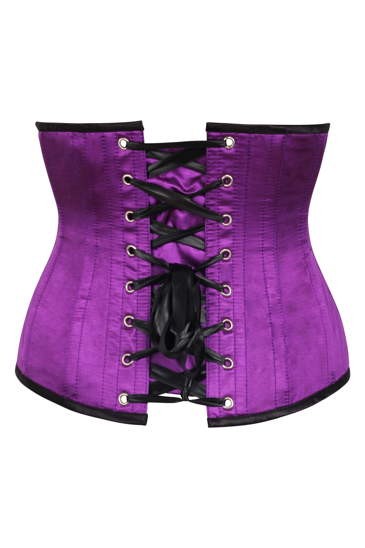 Embellished Couture Underbust Corset Waspie In Purple