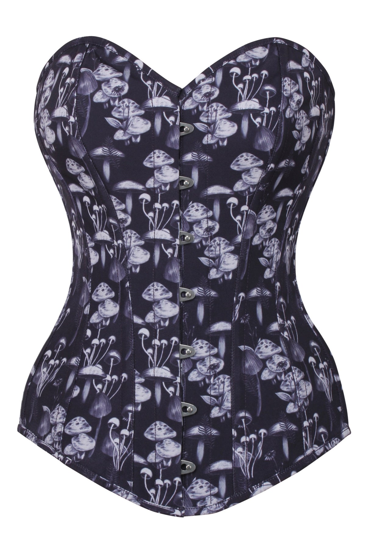 Wild Mushroom Longline Overbust Corset