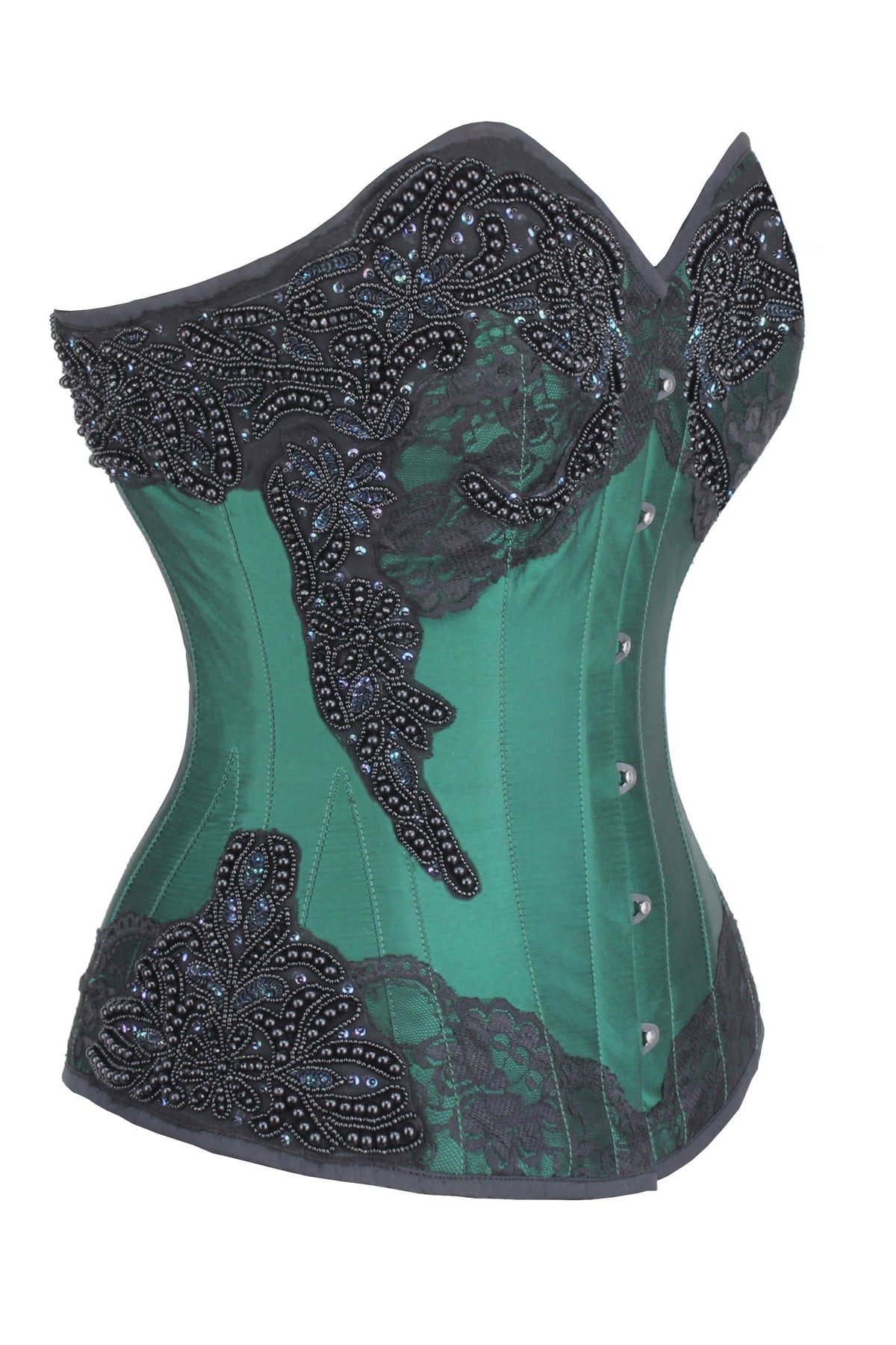 Jade Green Overbust Corset