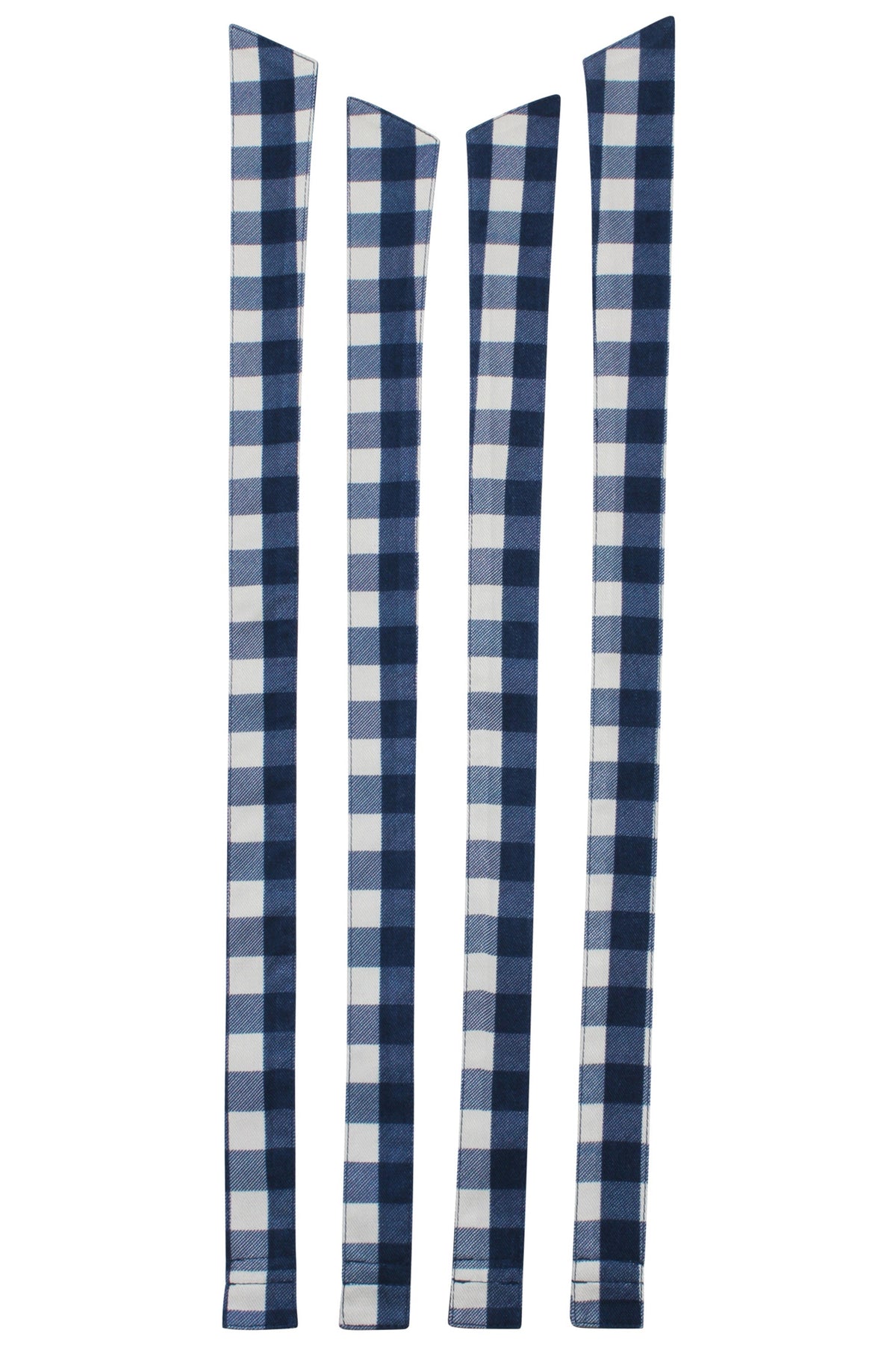 Dahlia Shoulder Strap Gingham Blue Viscose