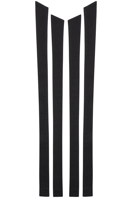 Dahlia Shoulder Strap Black Cotton