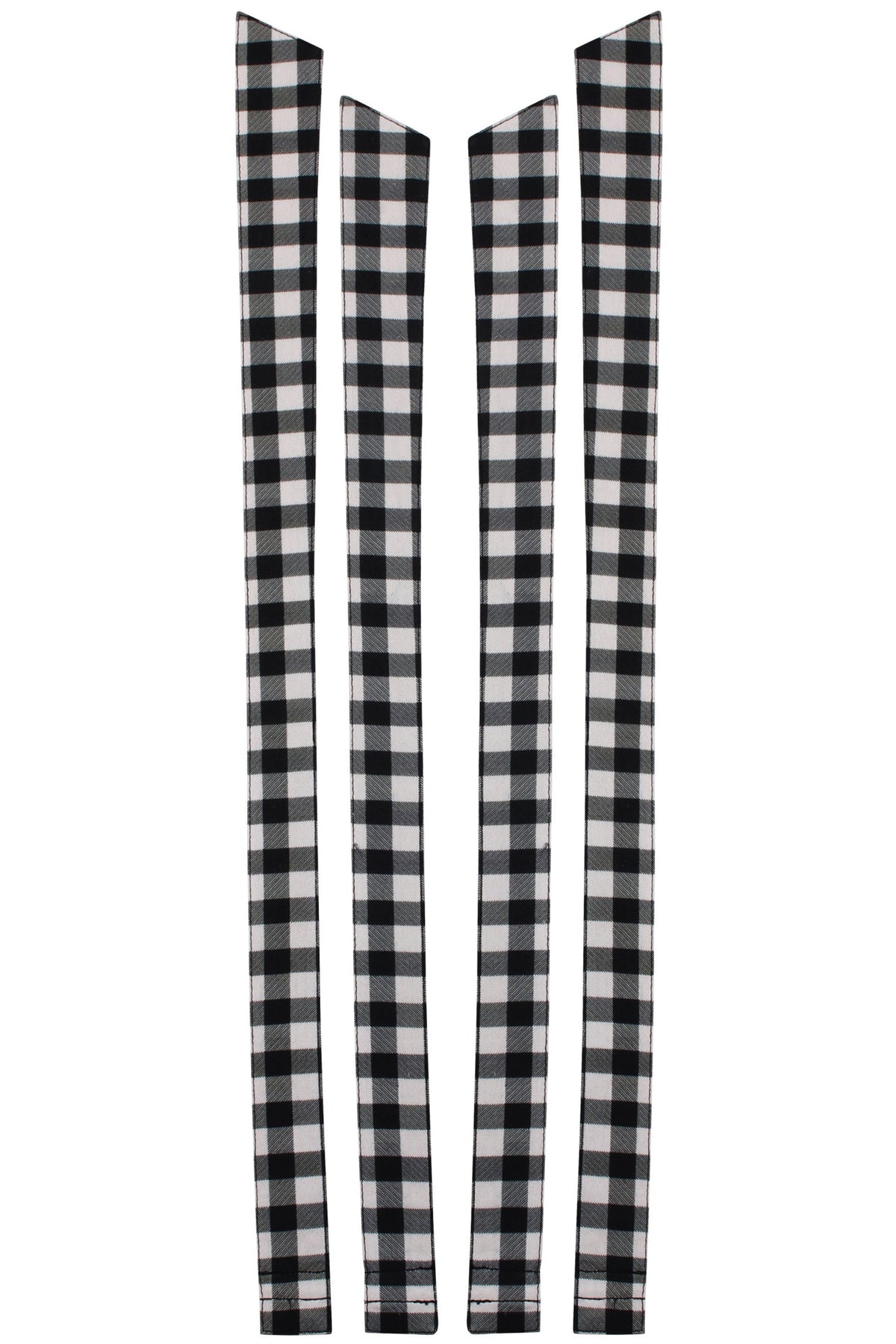 Dahlia Shoulder Strap Black Gingham Cotton