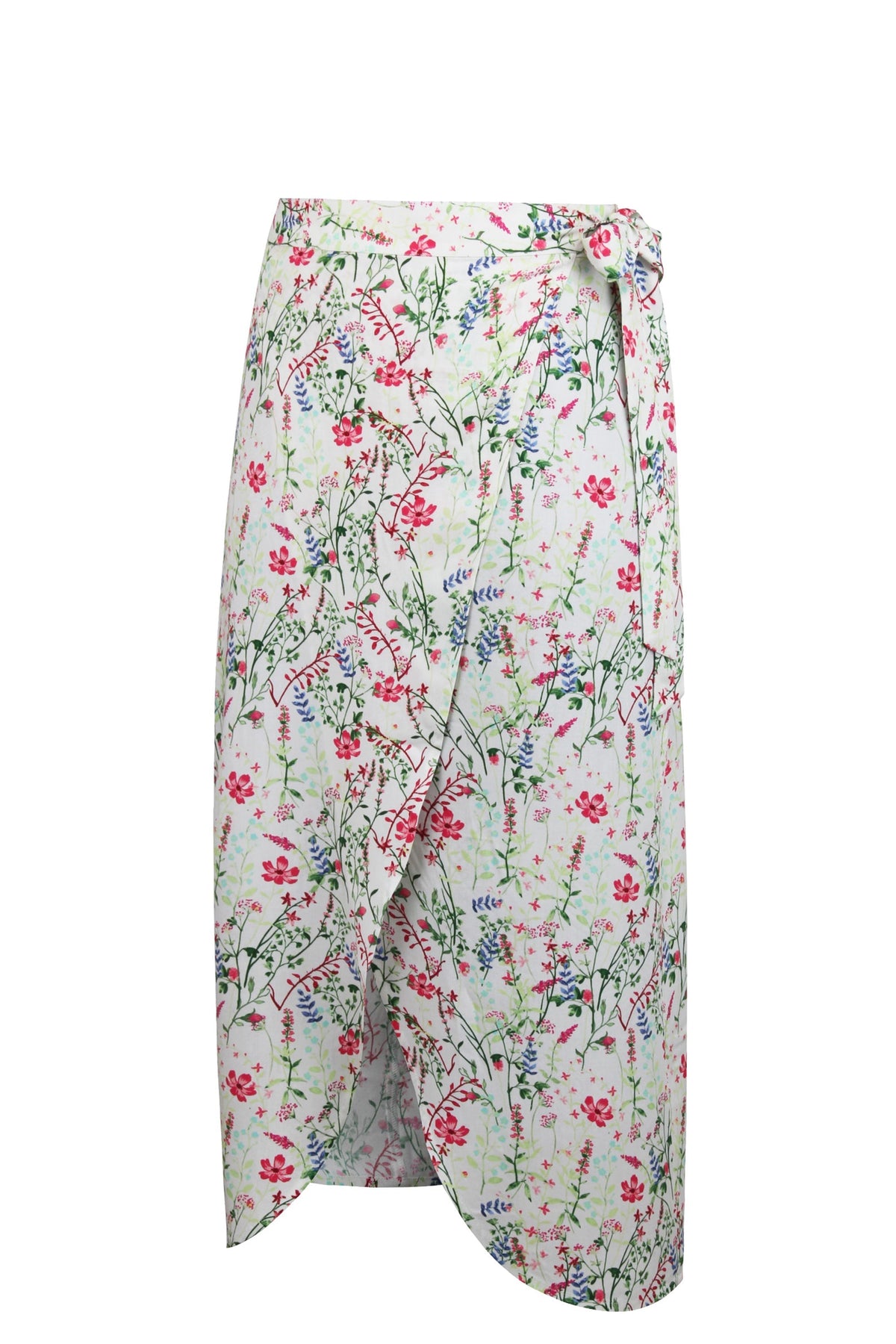 Rosa Meadow Viscose Midi Wrap Skirt