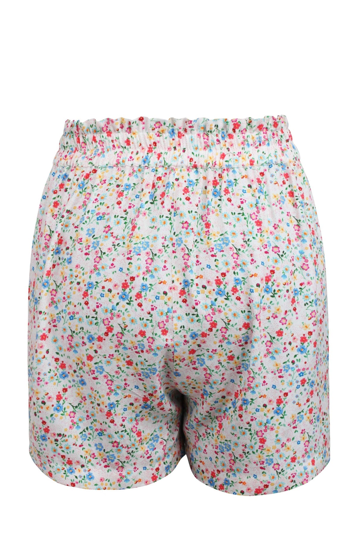 Calla Ditsy Viscose Elasticated Paperbag Shorts