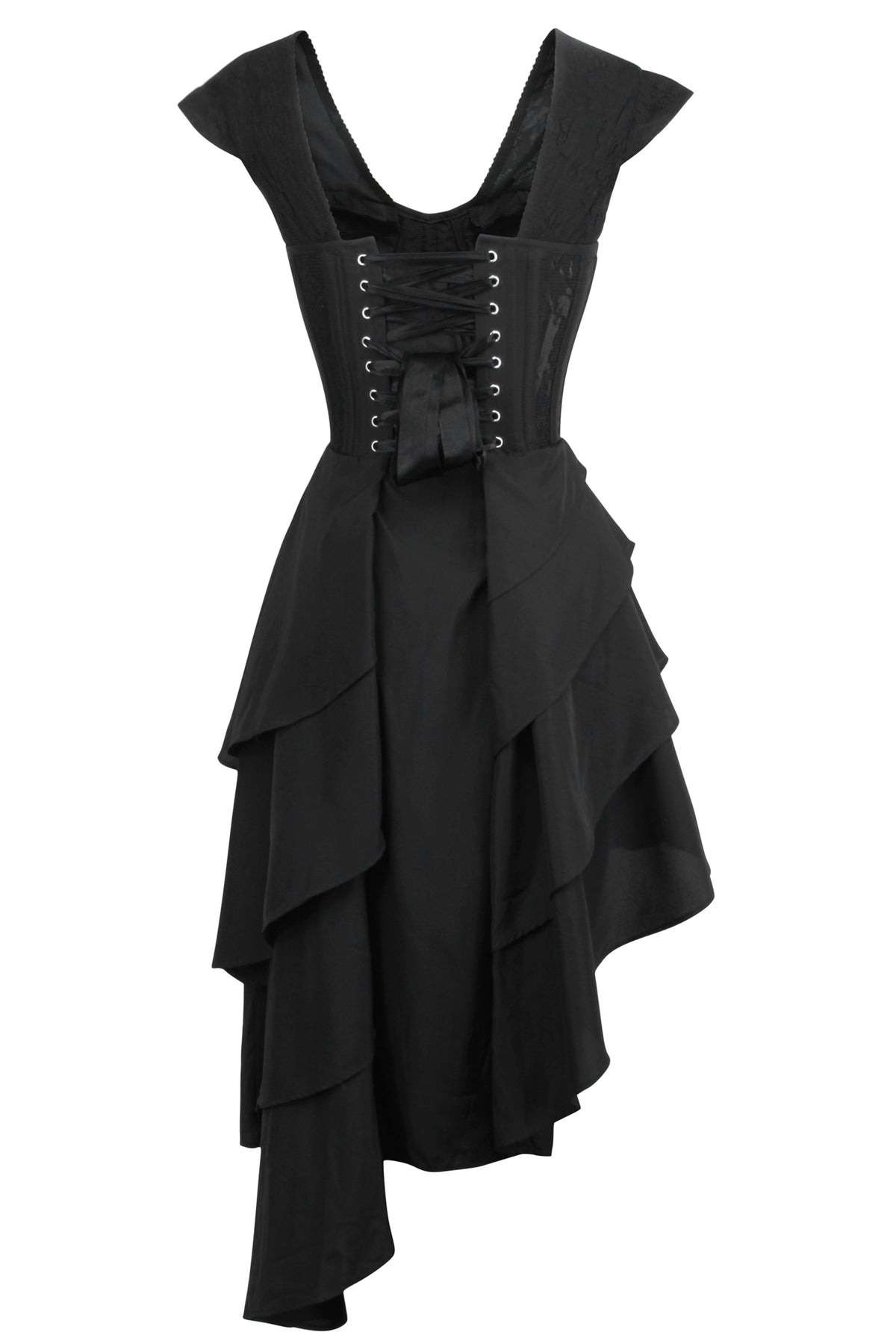 Little Black Corseted Dress