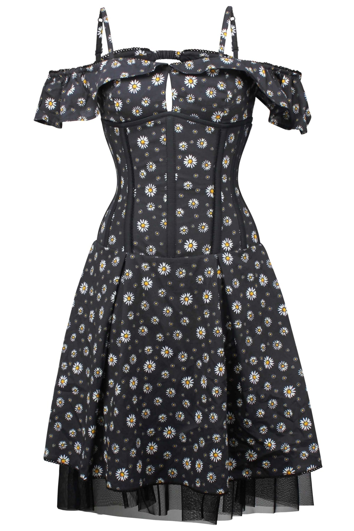 Bardot Americana Daisy Print Corset Dress
