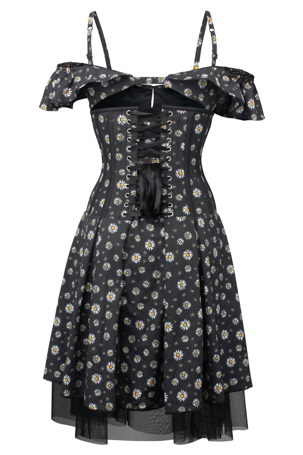 Bardot Americana Daisy Print Corset Dress