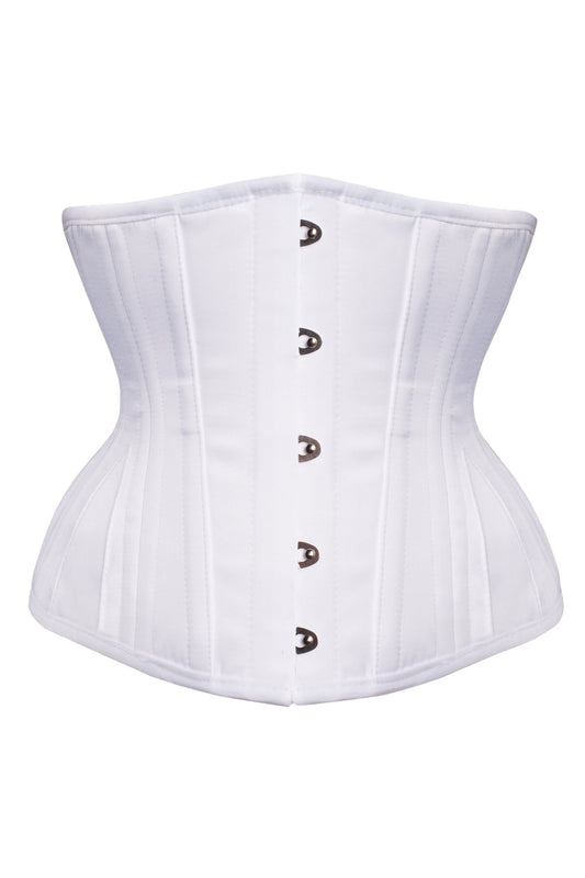 White Expert Waist Training Underbust Bridal Corset