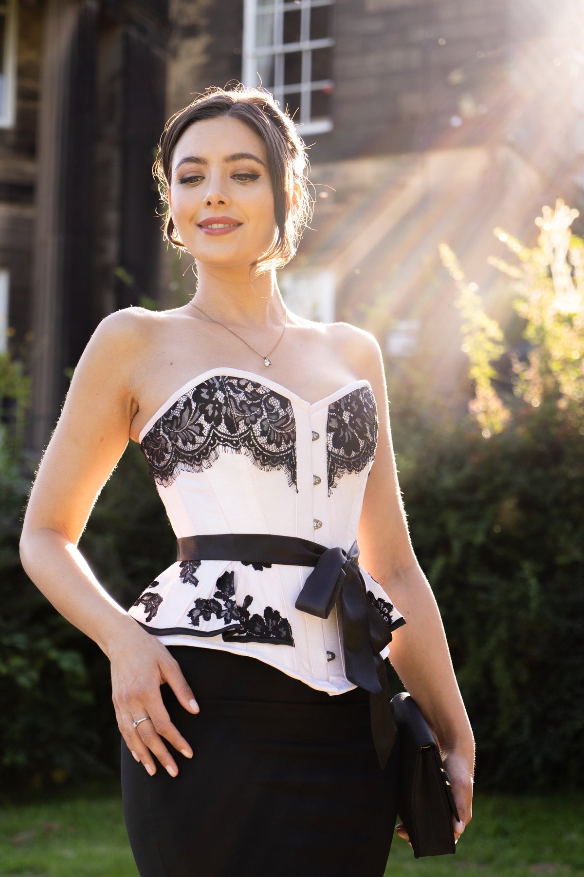 Prom Corset With Sash