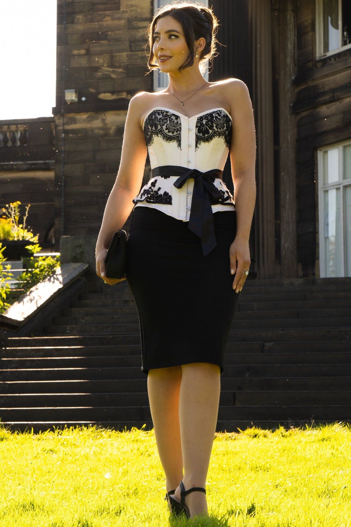 Prom Corset With Sash