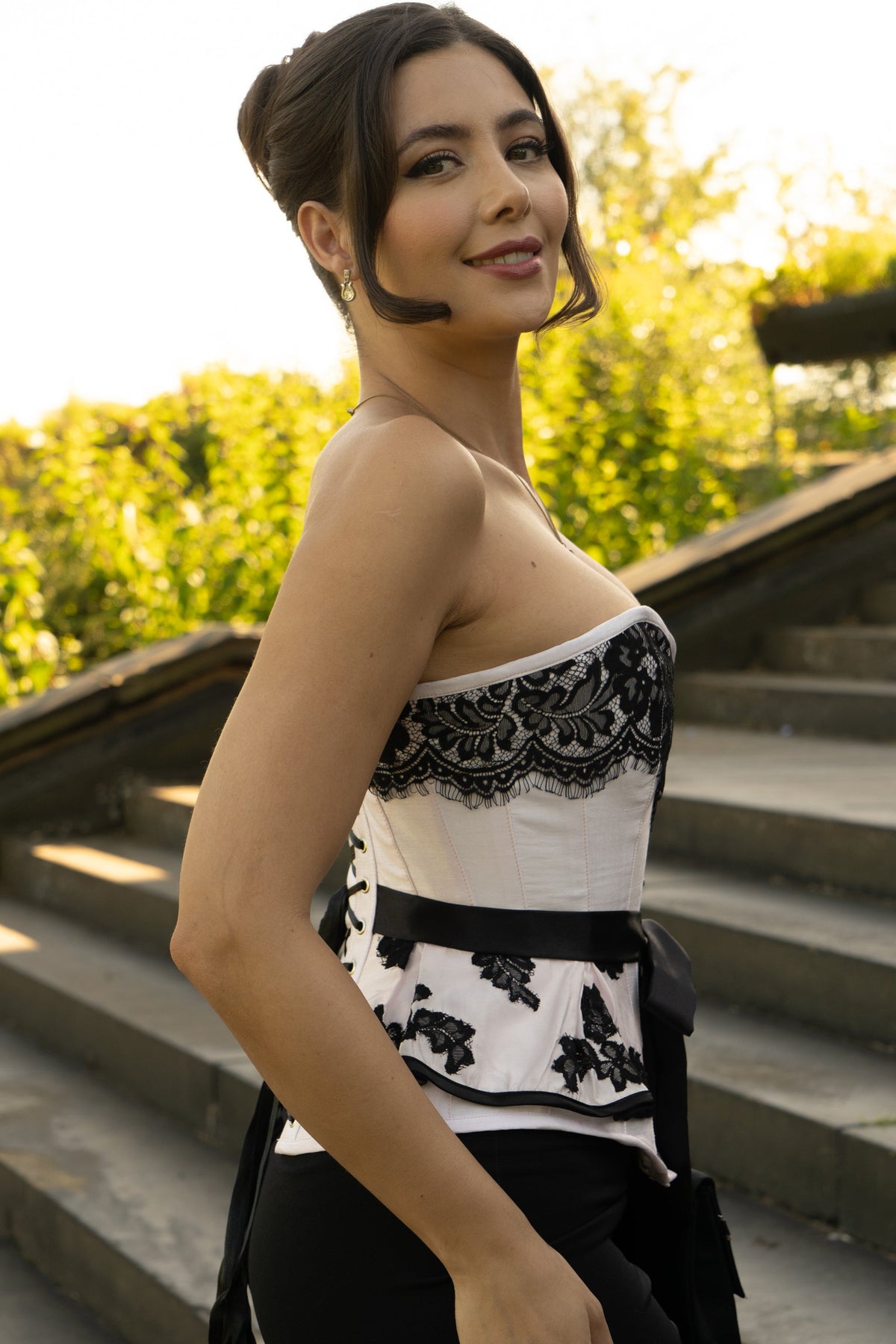 Prom Corset With Sash