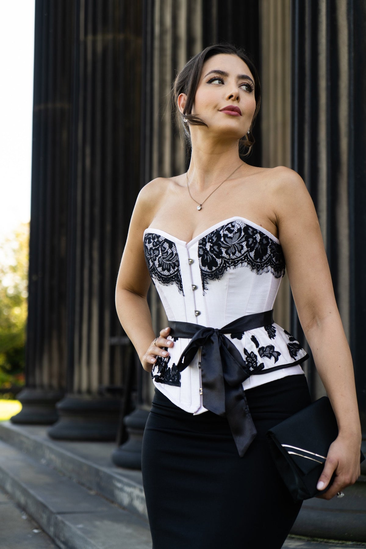 Prom Corset With Sash