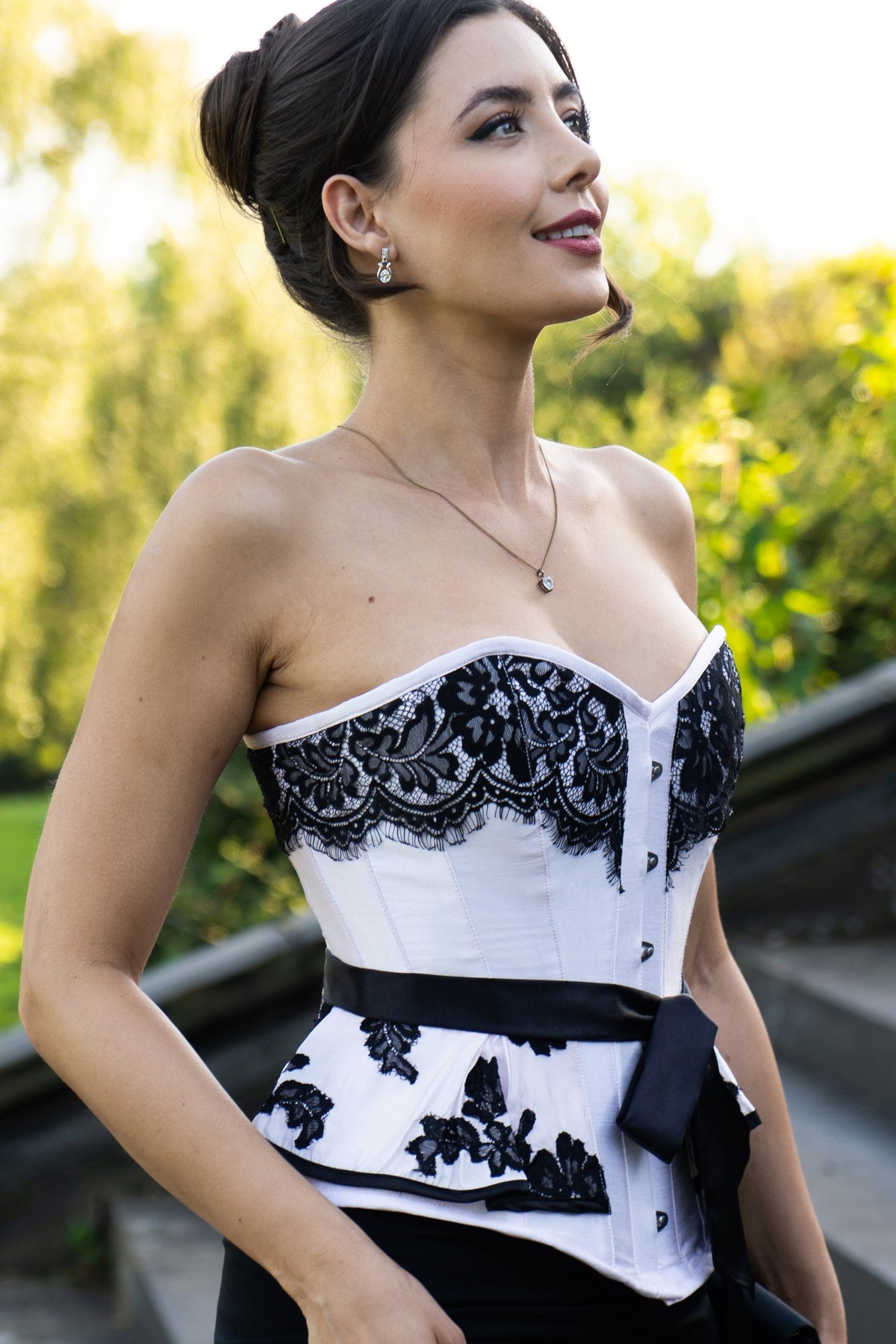 Prom Corset With Sash