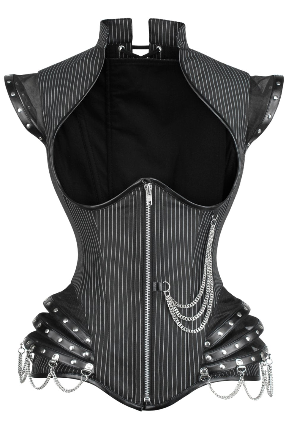 Pinstripe Underbust Corset