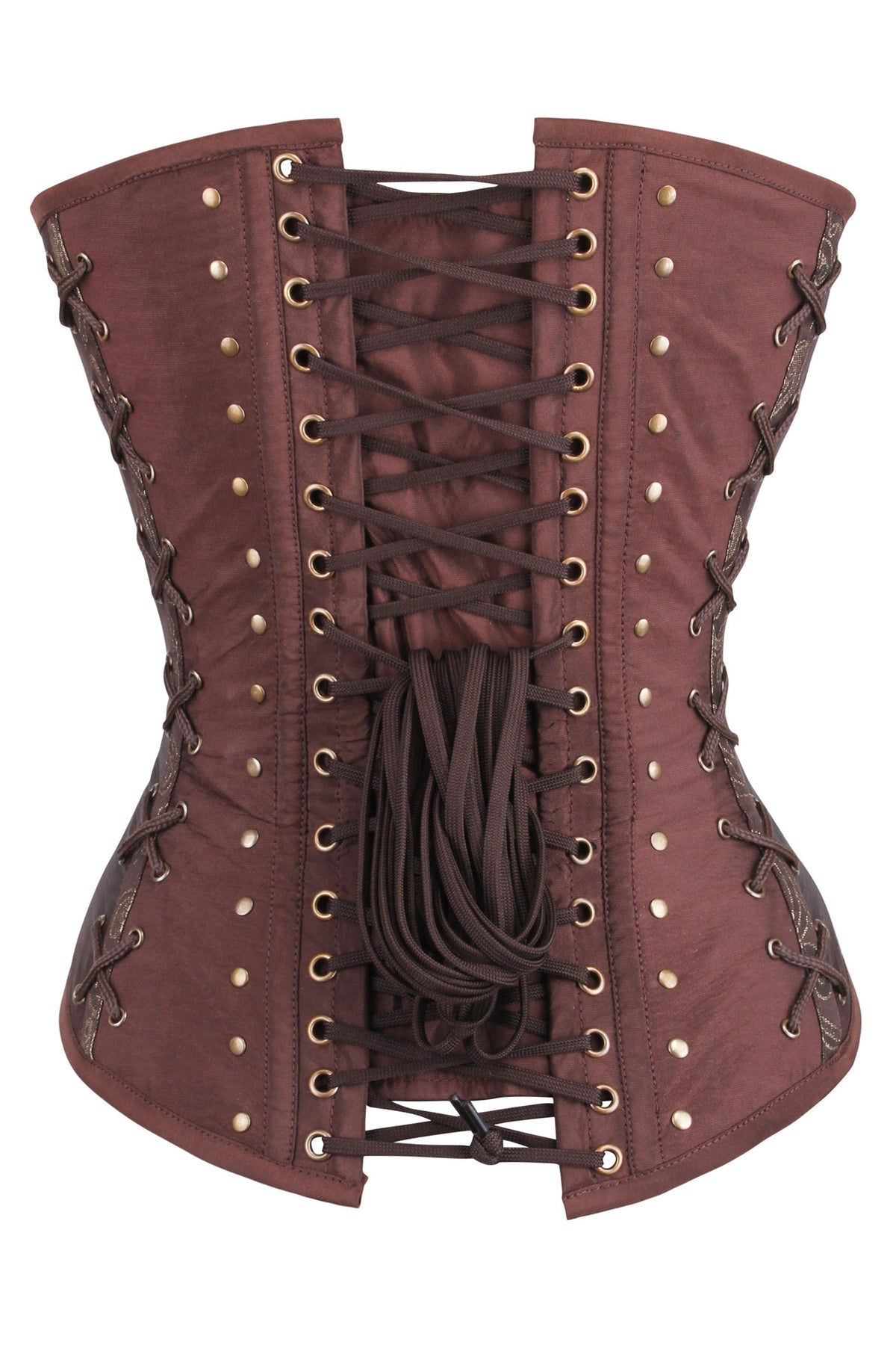 Steampunk LARP Overbust Corset With Buckles