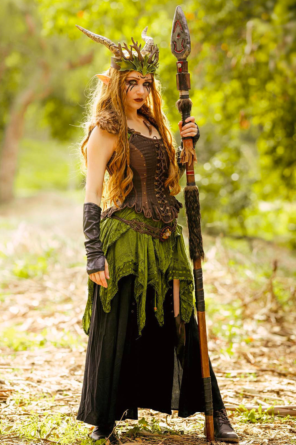 Medieval Inspired Steampunk LARP Corset