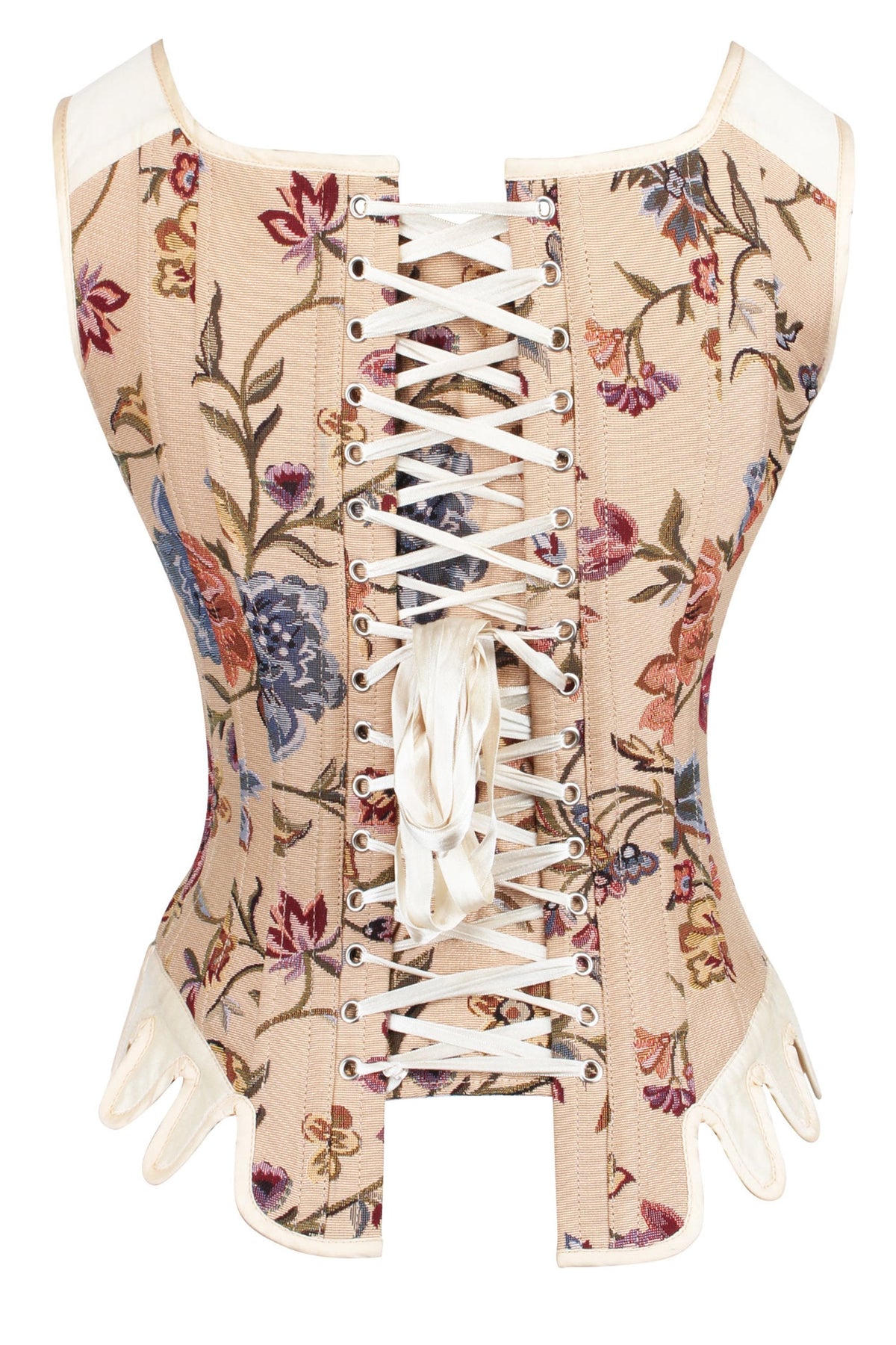Brocade Steel Boned Historically Inspired Corset