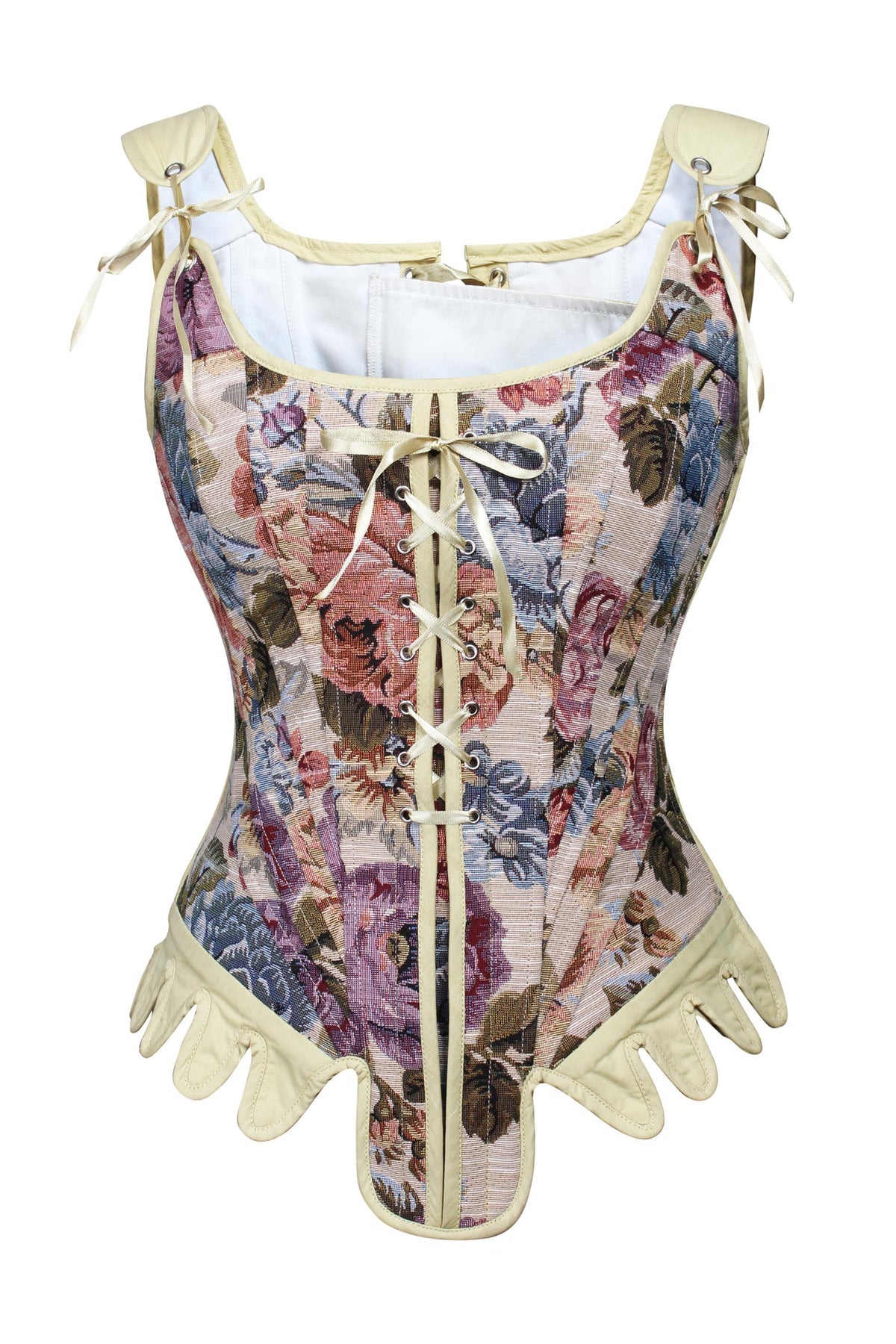 Historically Inspired Floral Tapestry Corset