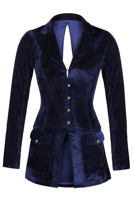 Velvet Corseted Jacket