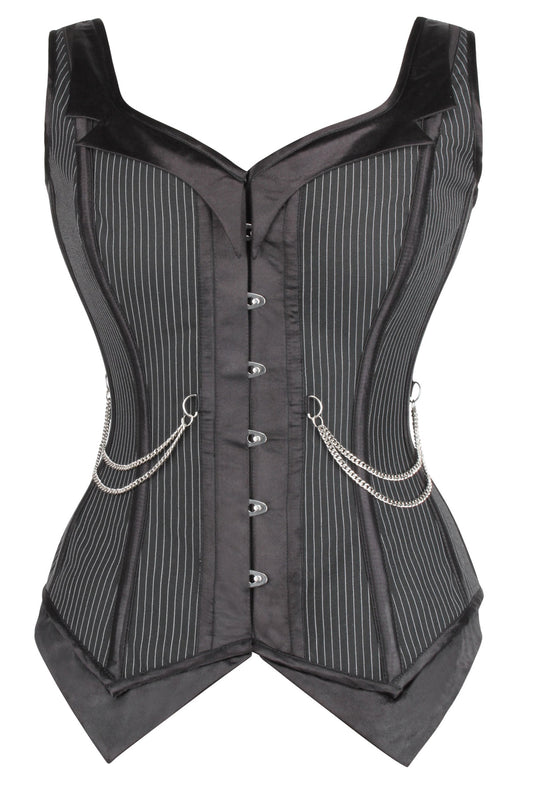 Pinstripe Waistcoat Corset