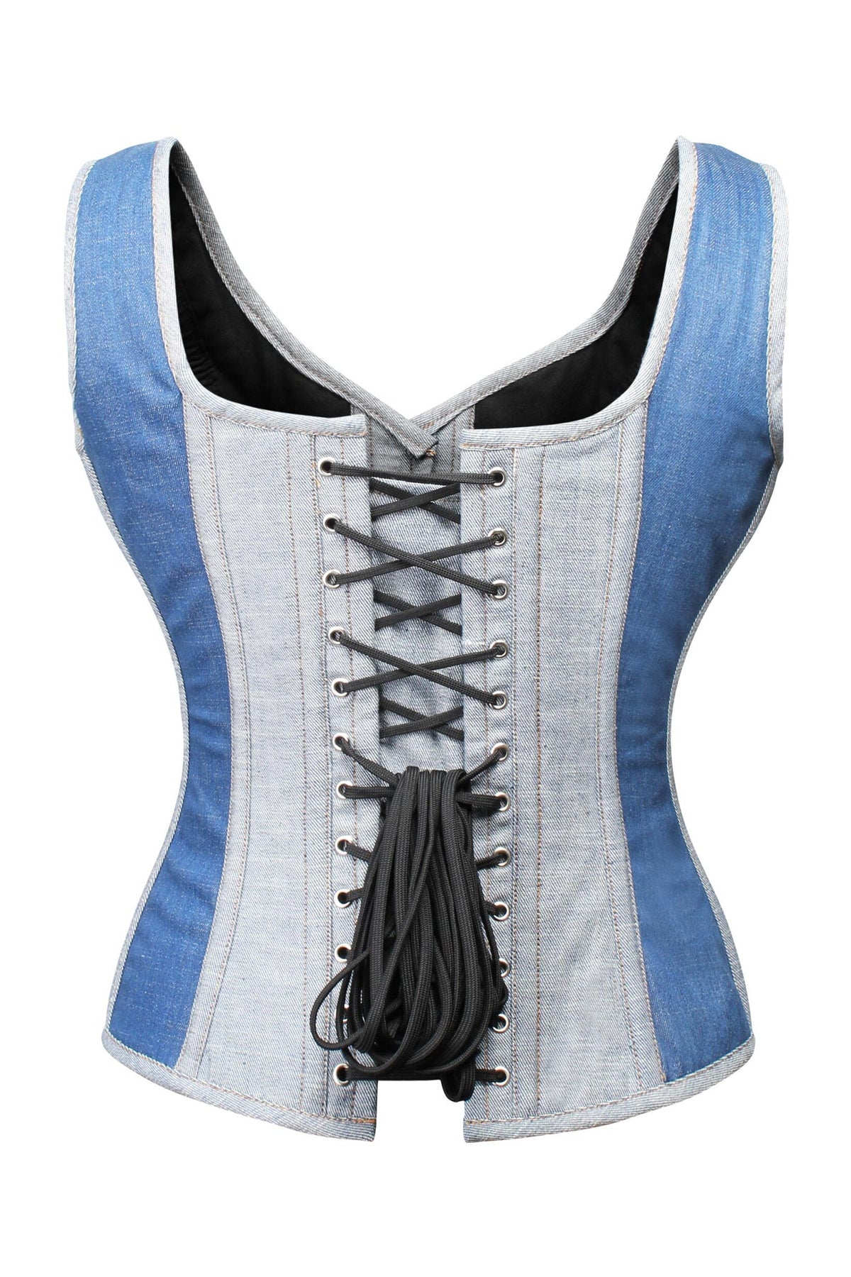 Double Denim WaistCoat Corset