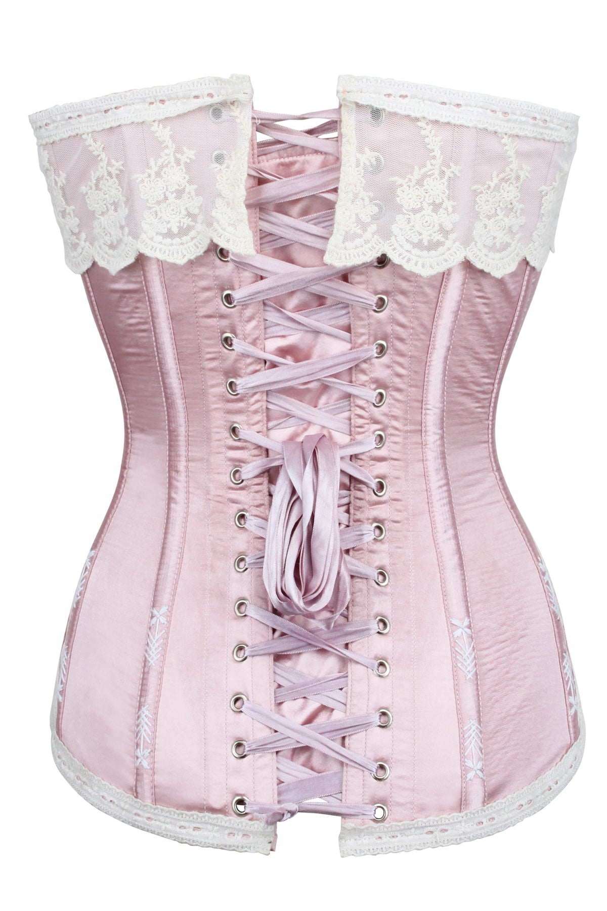 Historic Lace Corset Finished With Flossing
