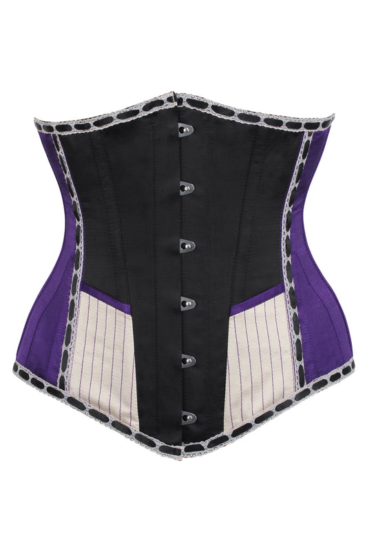 Purple Victorian Circus Inspired Longline Underbust