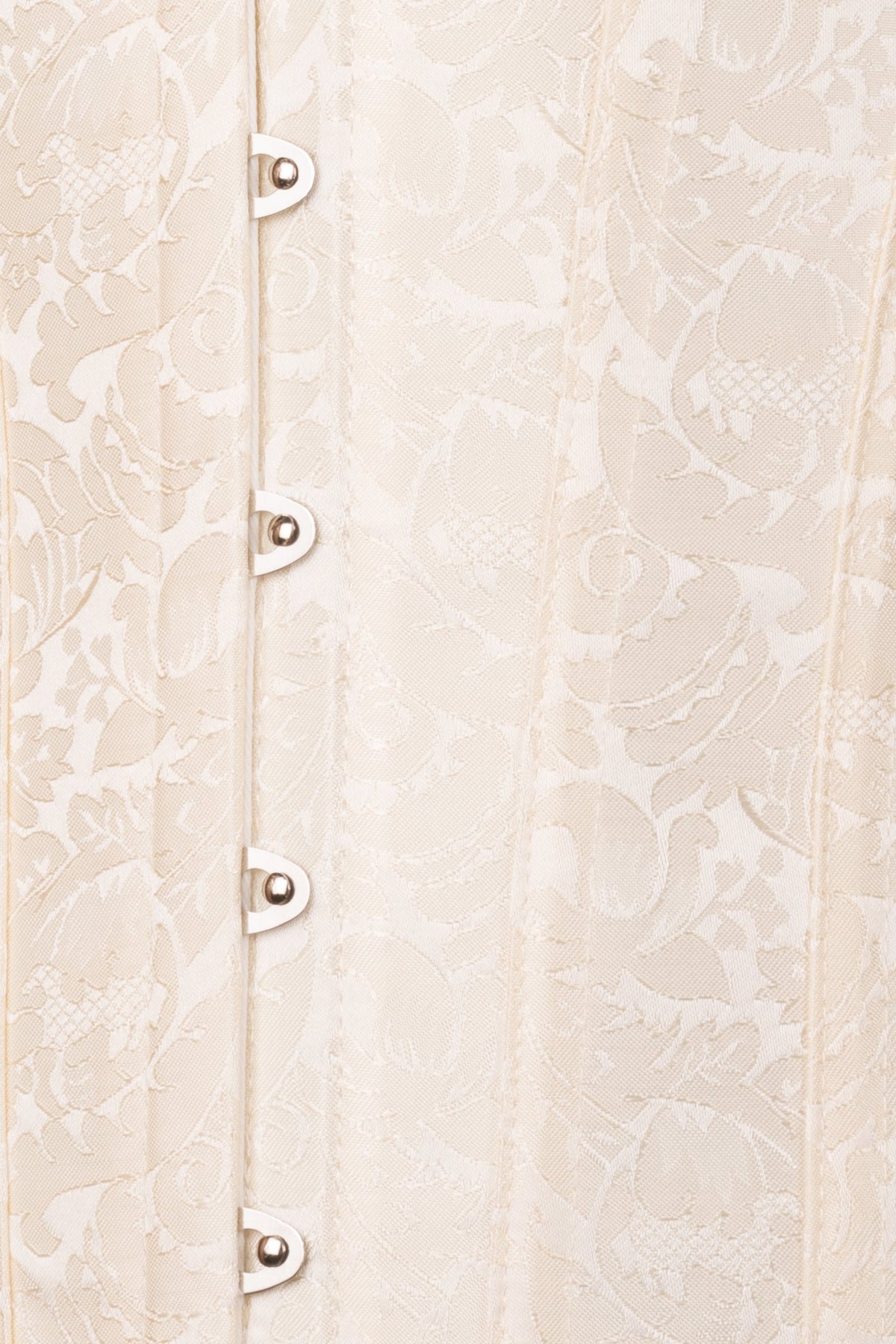Instant Shape Cream Brocade Longline Overbust Corset